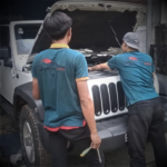 Service Jeep Wrangler Rubicon Ganti Oli Mesin, Ganti Oli Transmisi, Tuneup Carbon Clean